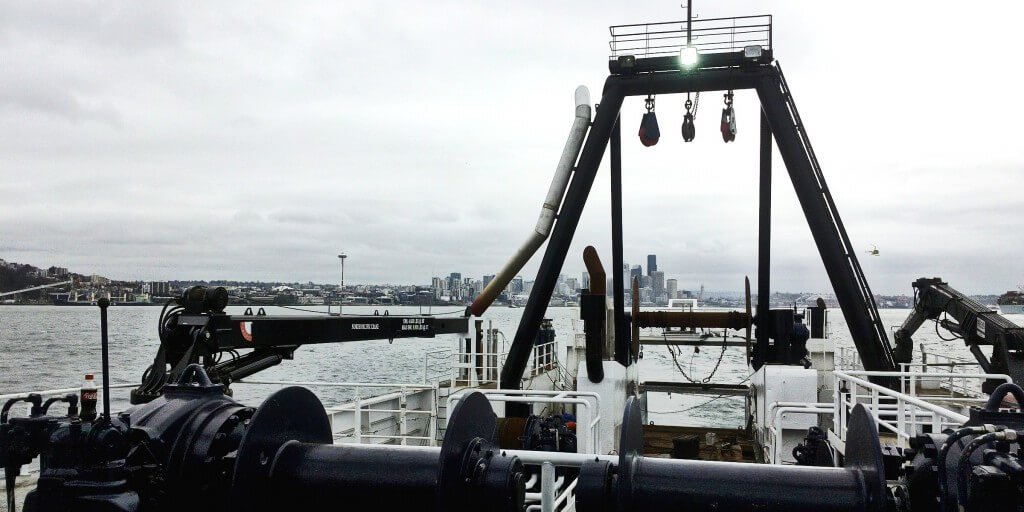Seattle From A Fishing Boat