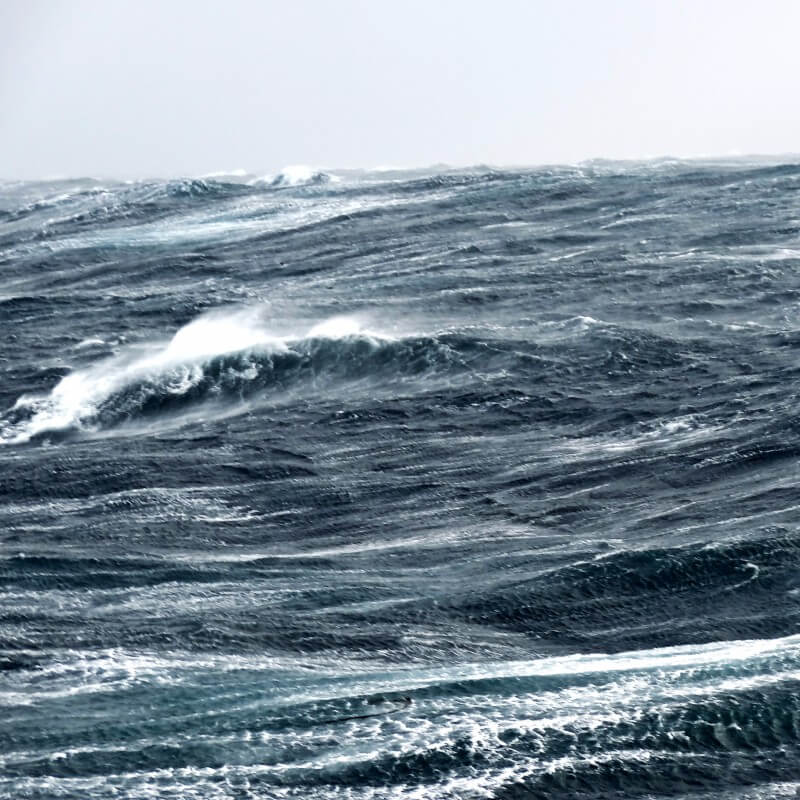 storm in the Bering Sea